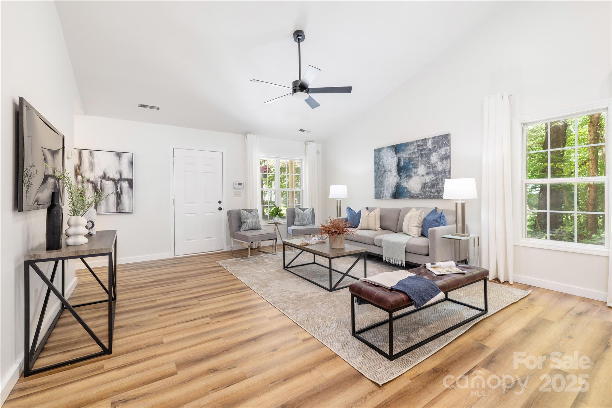 3100 Hickory Grove Drive Monroe, NC 28110 - Photo 4 of 16 a living room with furniture and a wooden floor