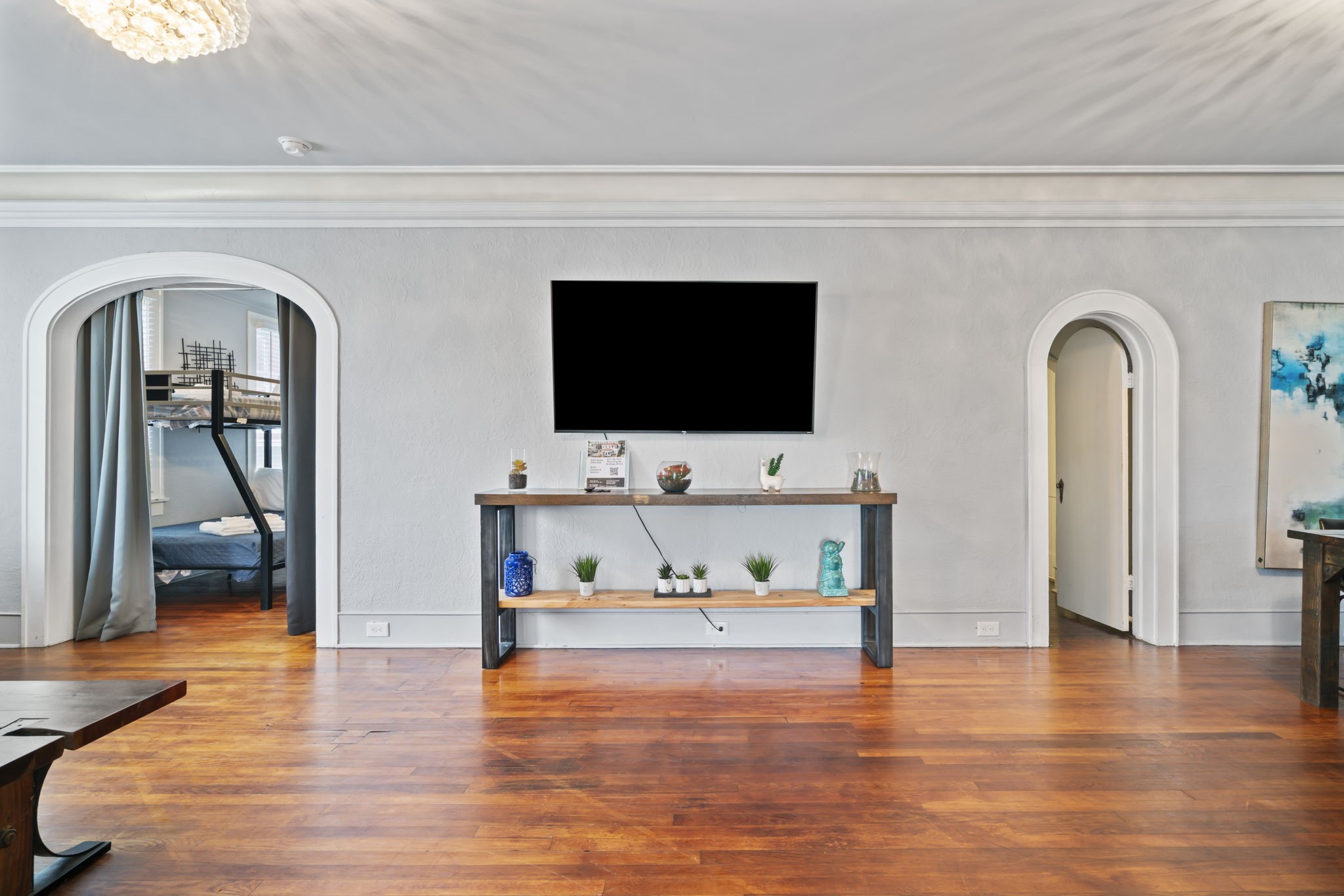 1919 Rosenberg Street Galveston, TX 77550 - Photo 6 of 25 a view of living room with furniture and flat screen tv