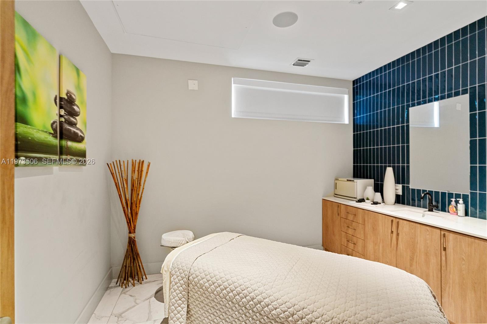 90 Southwest 3rd Street, Unit 1205 Miami, FL 33130 - Photo 24 of 41 a bedroom with a bed and furniture