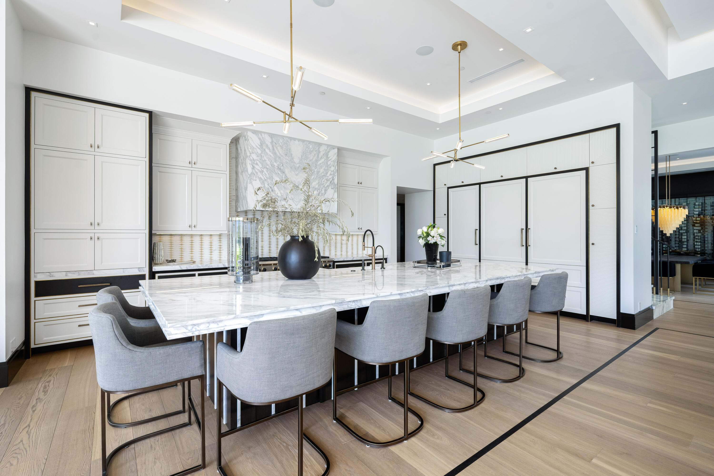 53747 Via Strada La Quinta, CA 92253 - Photo 6 of 11 a view of a dining room with furniture window and wooden floor
