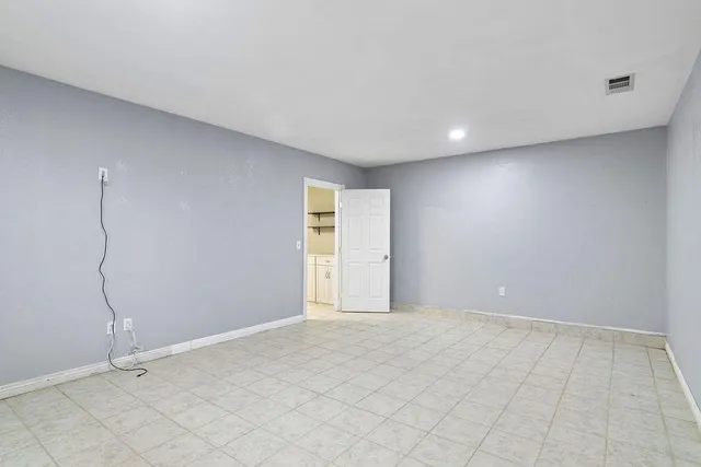 a view of an empty room