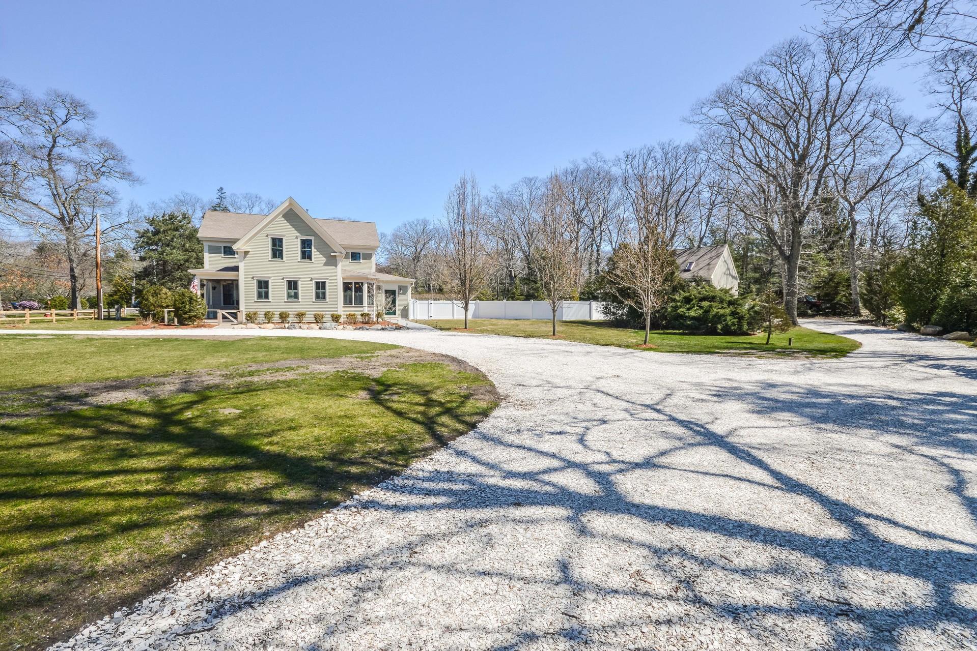 169 Tonset Road Orleans, MA 02653 - Photo 28 of 35 a view of a city with tall buildings and a big yard