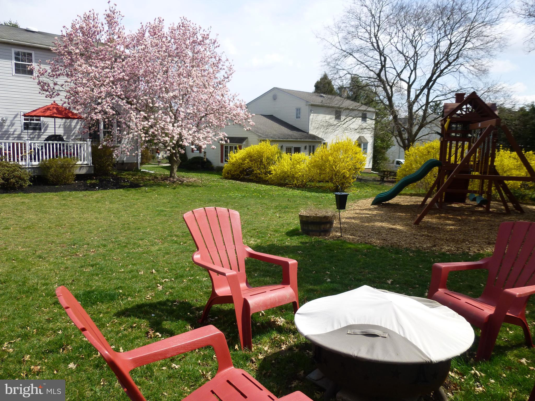 109 Crestview Road Hatboro, PA 19040 - Photo 3 of 35 Backyard - plenty of room for firepit and playset