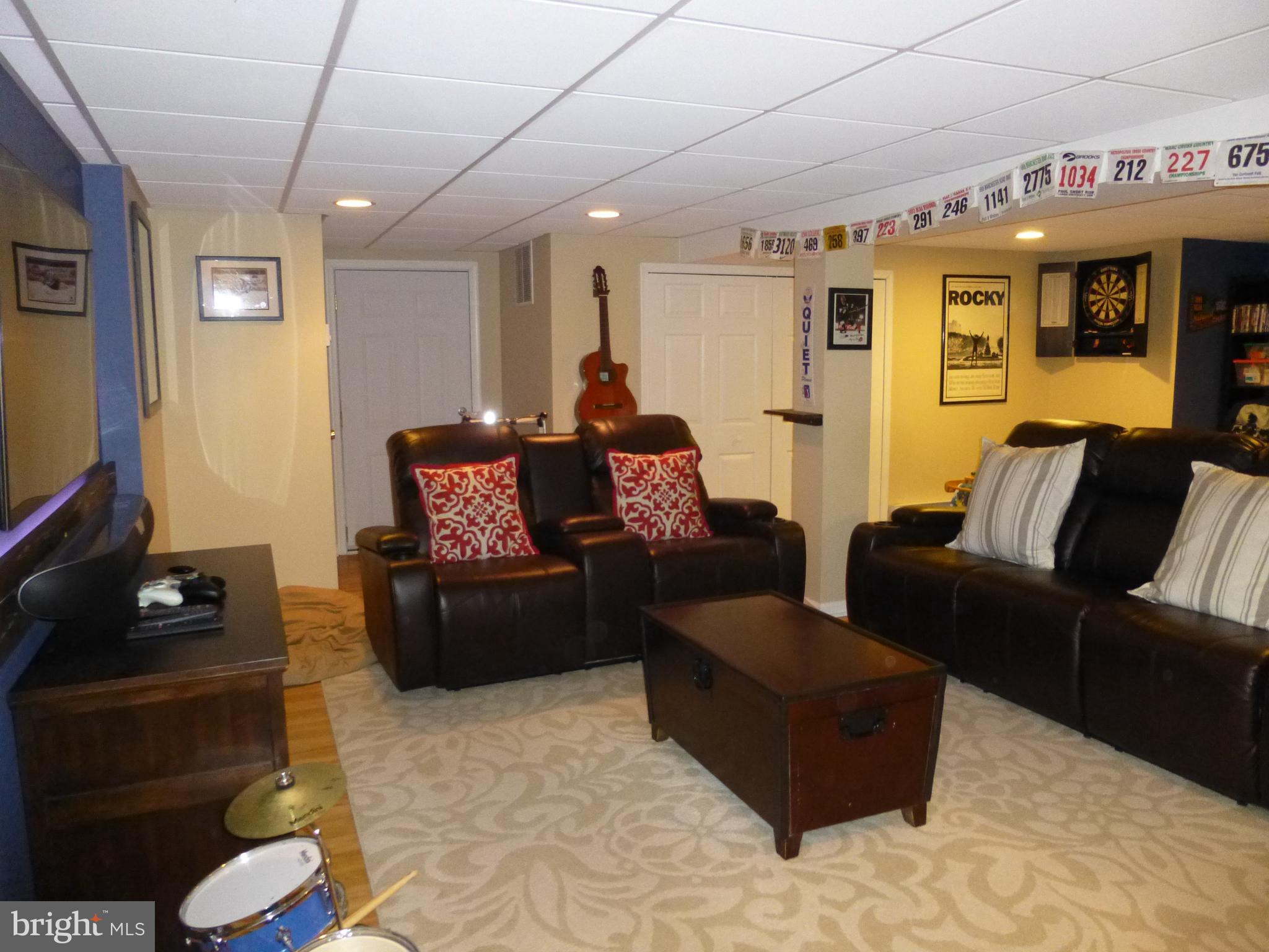 109 Crestview Road Hatboro, PA 19040 - Photo 24 of 35 FInished Basement - Overhead Lighting