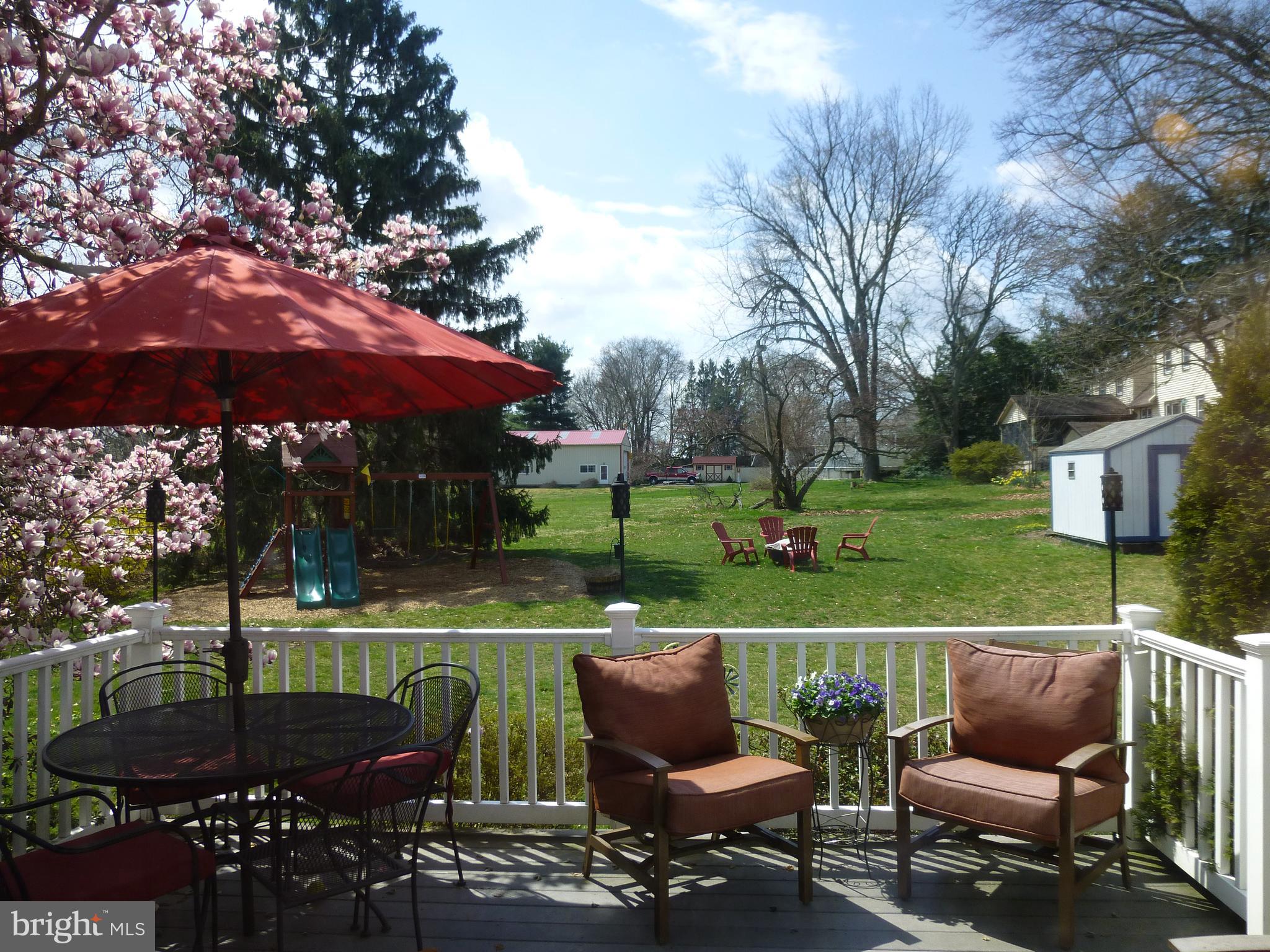 109 Crestview Road Hatboro, PA 19040 - Photo 7 of 35 Trex Deck - overlooks backyard