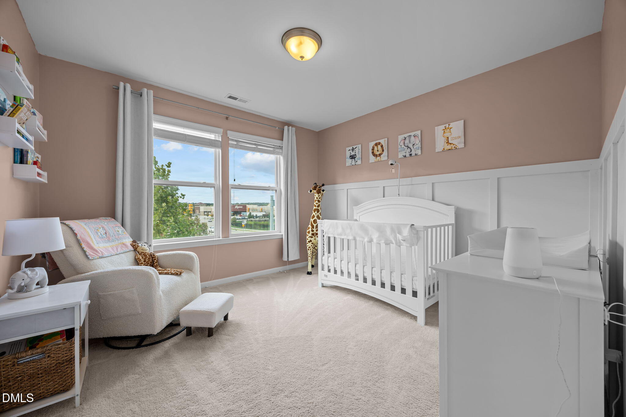 1525 Reynolds Mill Road Wake Forest, NC 27587 - Photo 21 of 40 a bedroom with furniture and a large window