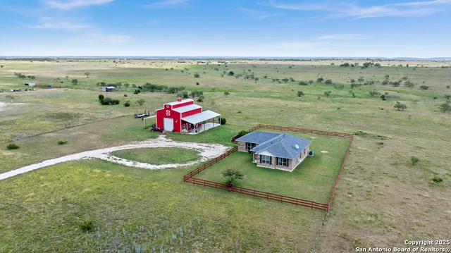 a view of a water with an outdoor space