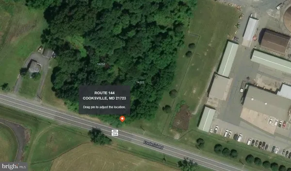 an aerial view of a residential houses