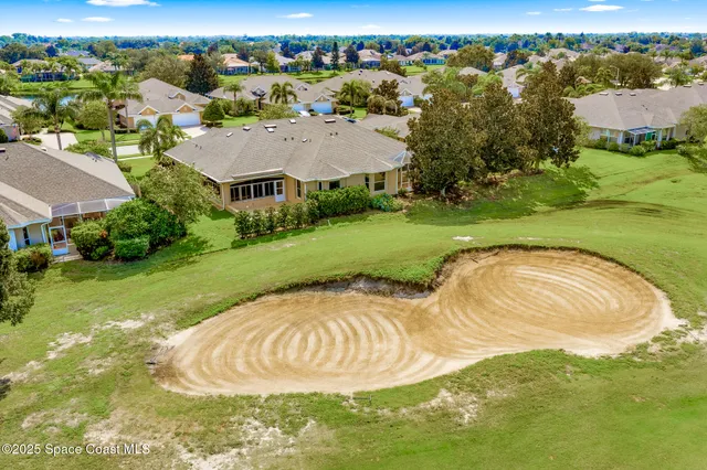 a view of a lake with houses