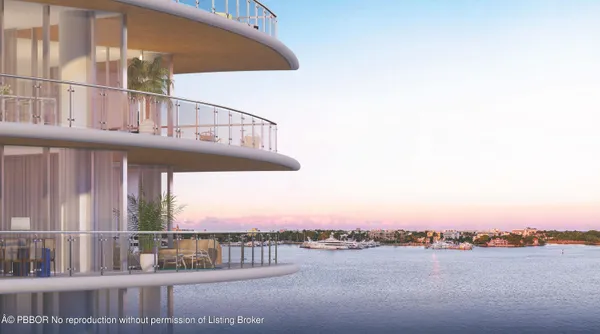 a view of balcony with city view