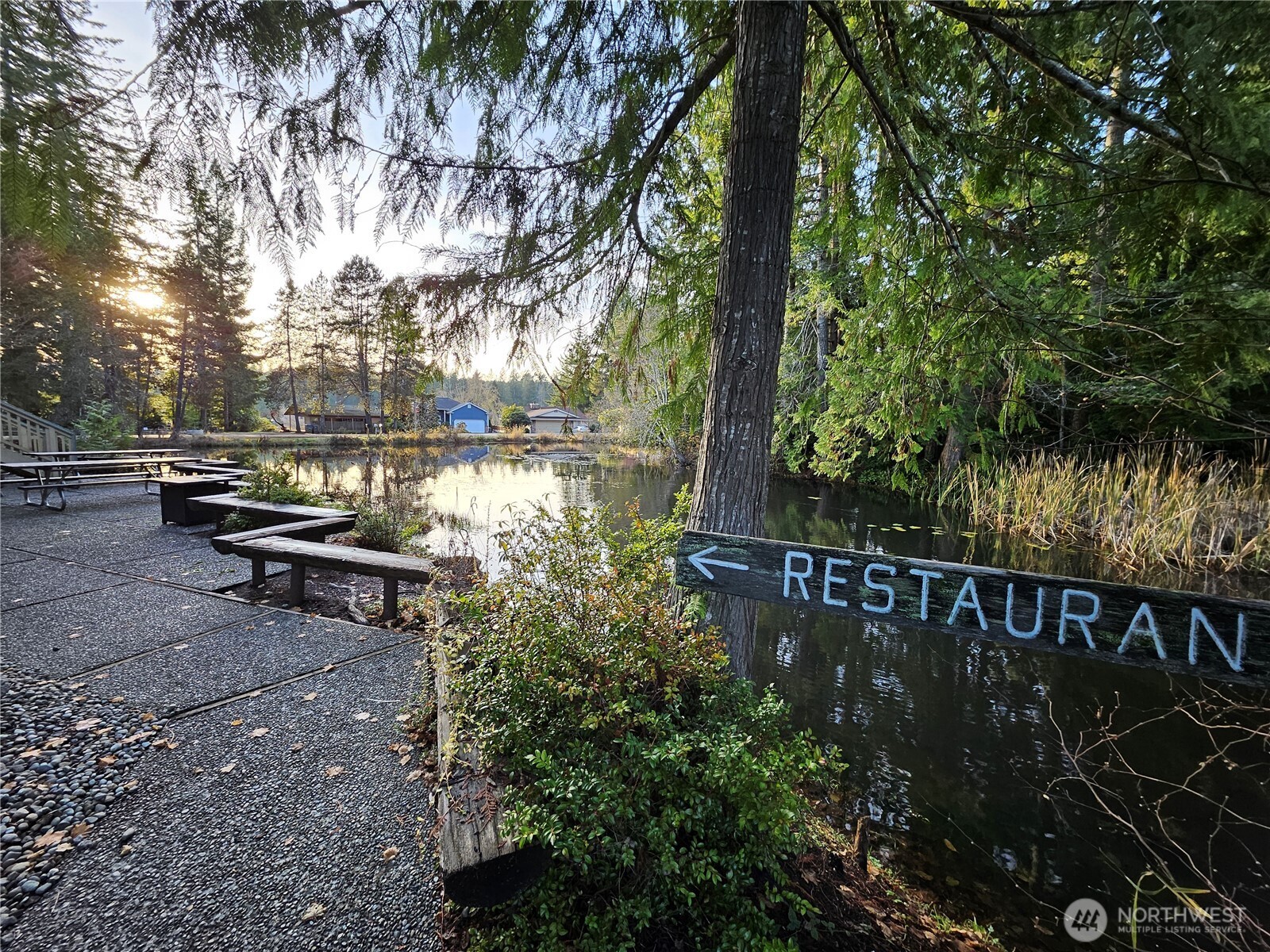 1121 East Old Ranch Road Allyn, WA 98524 - Photo 28 of 30 a lake view with sitting space