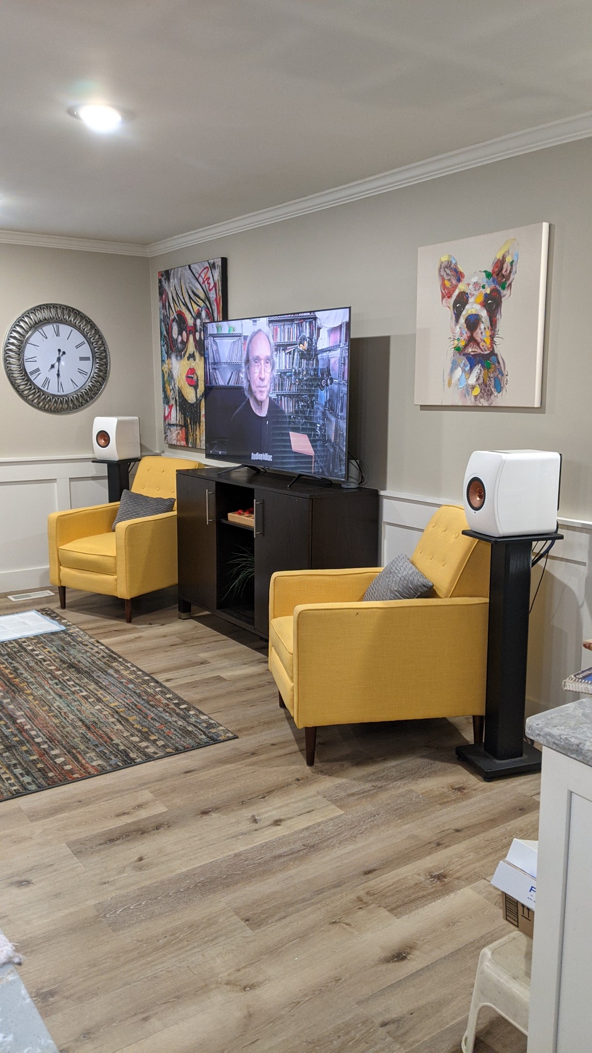 150 Sylvis Road Dickson, TN 37055 - Photo 34 of 61 a living room with furniture and a flat screen tv