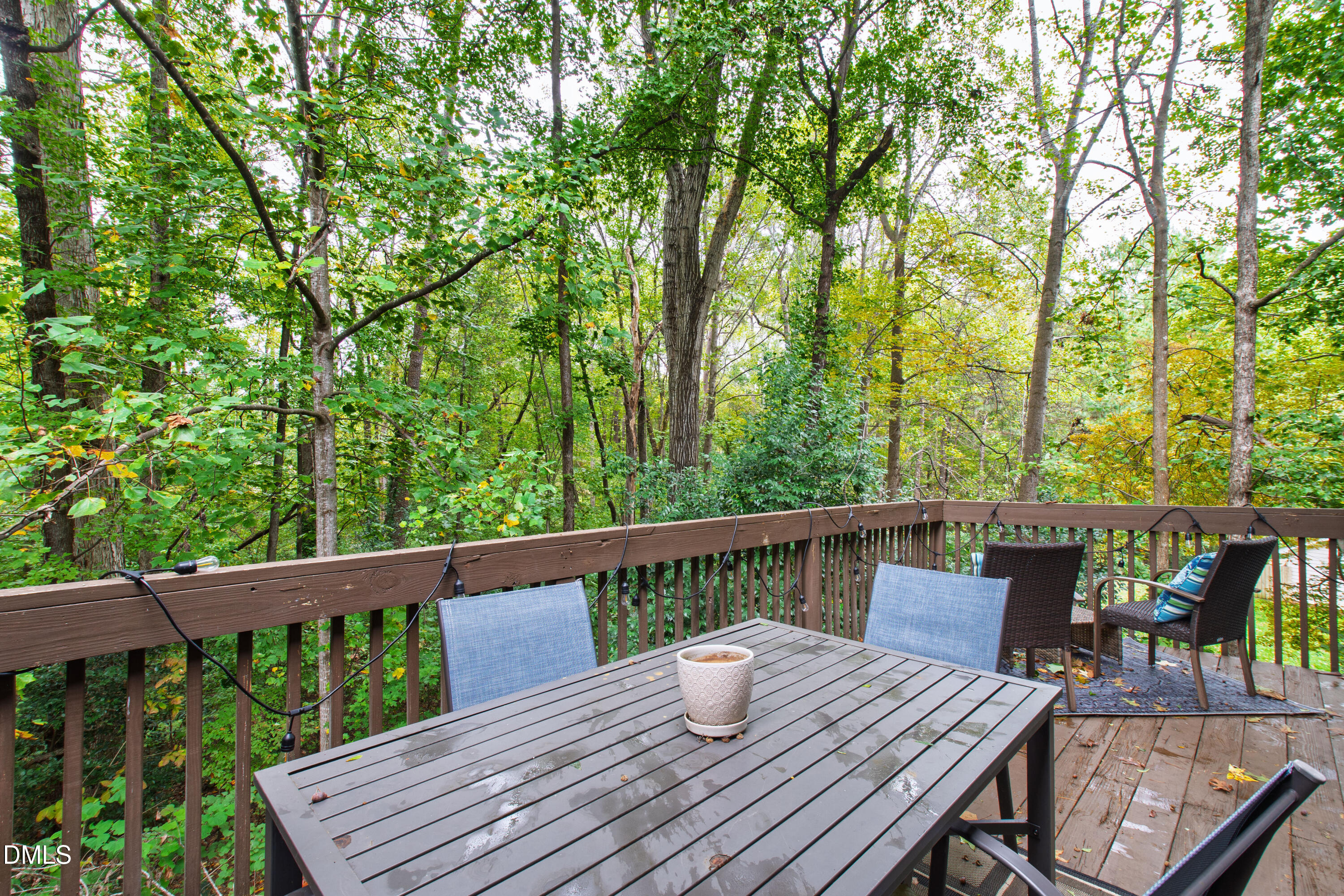 115 Inverness Court Cary, NC 27511 - Photo 34 of 40 a view of balcony with furniture and wooden deck