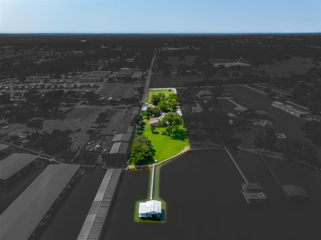 11484 Moran Road Azle, TX 76020 - Photo 38 of 40 Aerial view of property and surrounding area with property boundaries highlighted