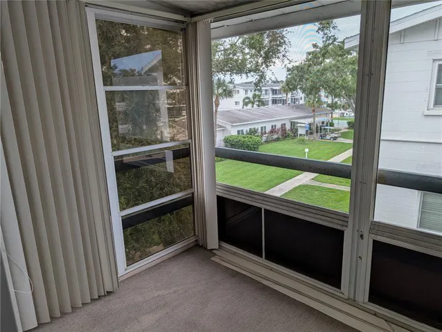 a view of front door