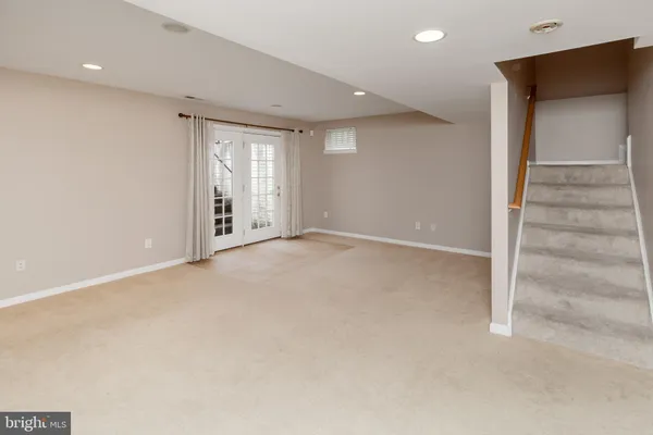 a view of an empty room