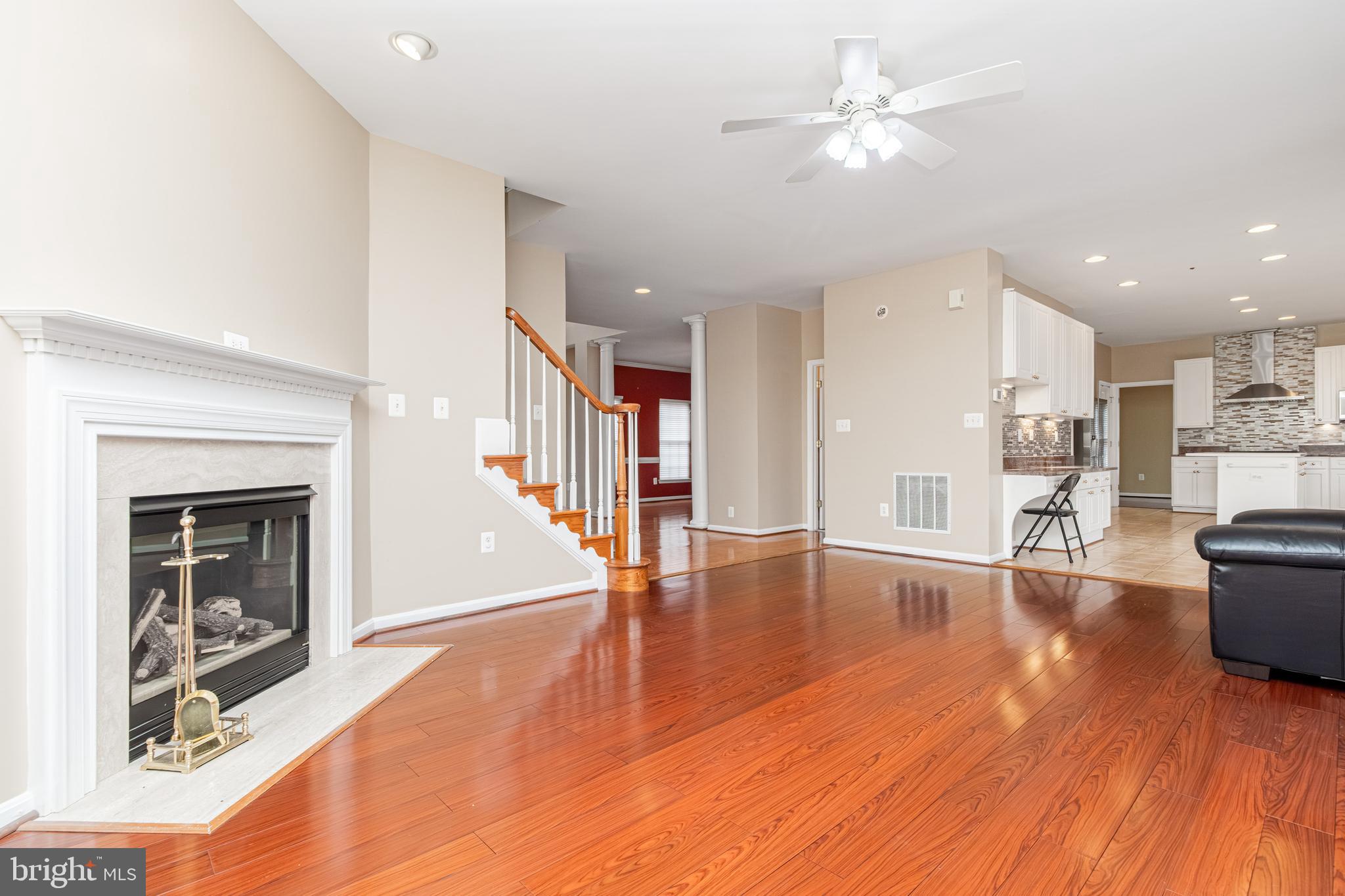 6239 Willowfield Way Springfield, VA 22150 - Photo 7 of 45 a view of an entryway with wooden floor