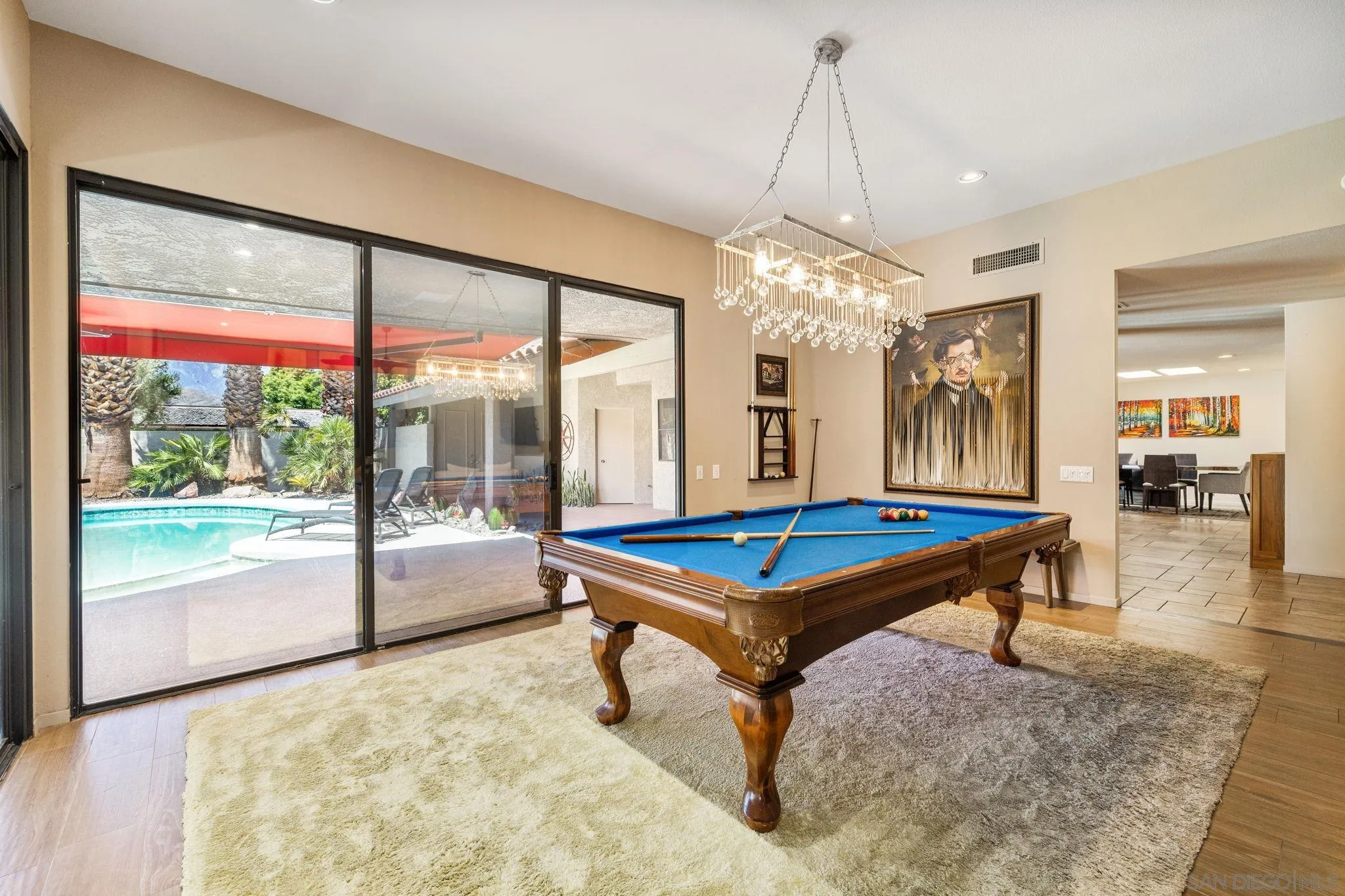 142 Yale Drive Rancho Mirage, CA 92270 - Photo 14 of 72 a room with pool table and windows