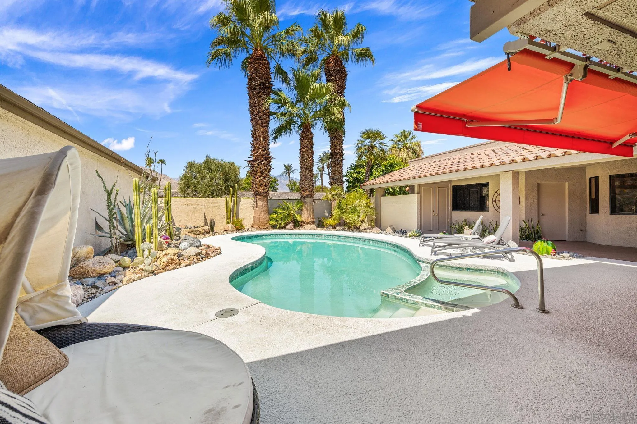 142 Yale Drive Rancho Mirage, CA 92270 - Photo 23 of 72 a house view with a backyard space