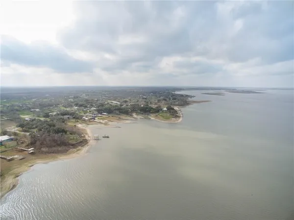 a view of an ocean and beach
