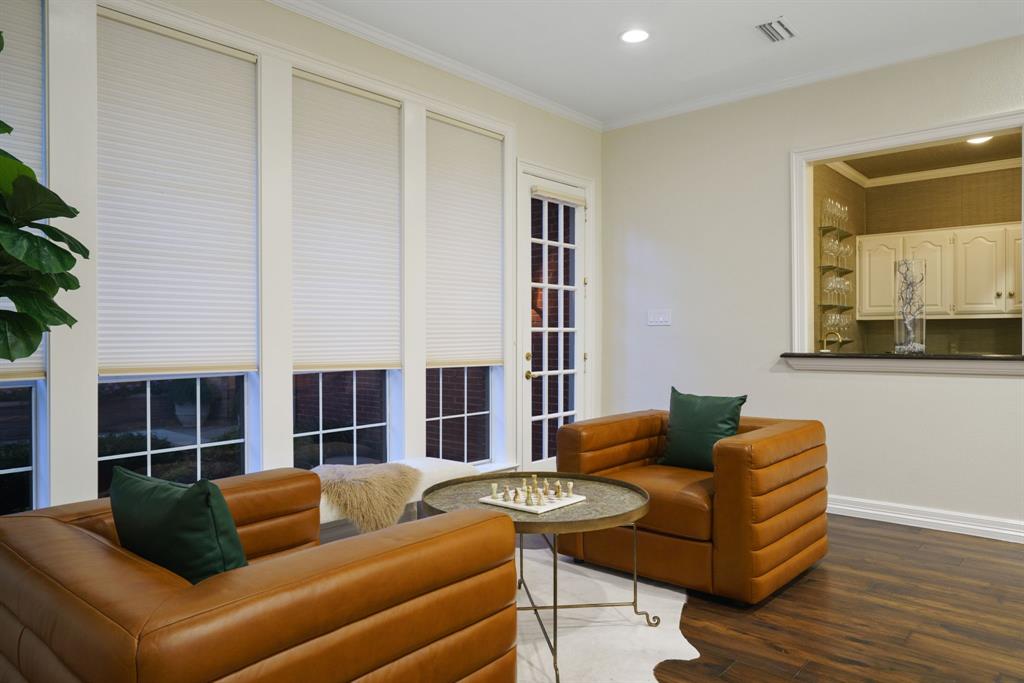 7104 Judi Court Dallas, TX 75252 - Photo 16 of 40 a living room with furniture and a large window