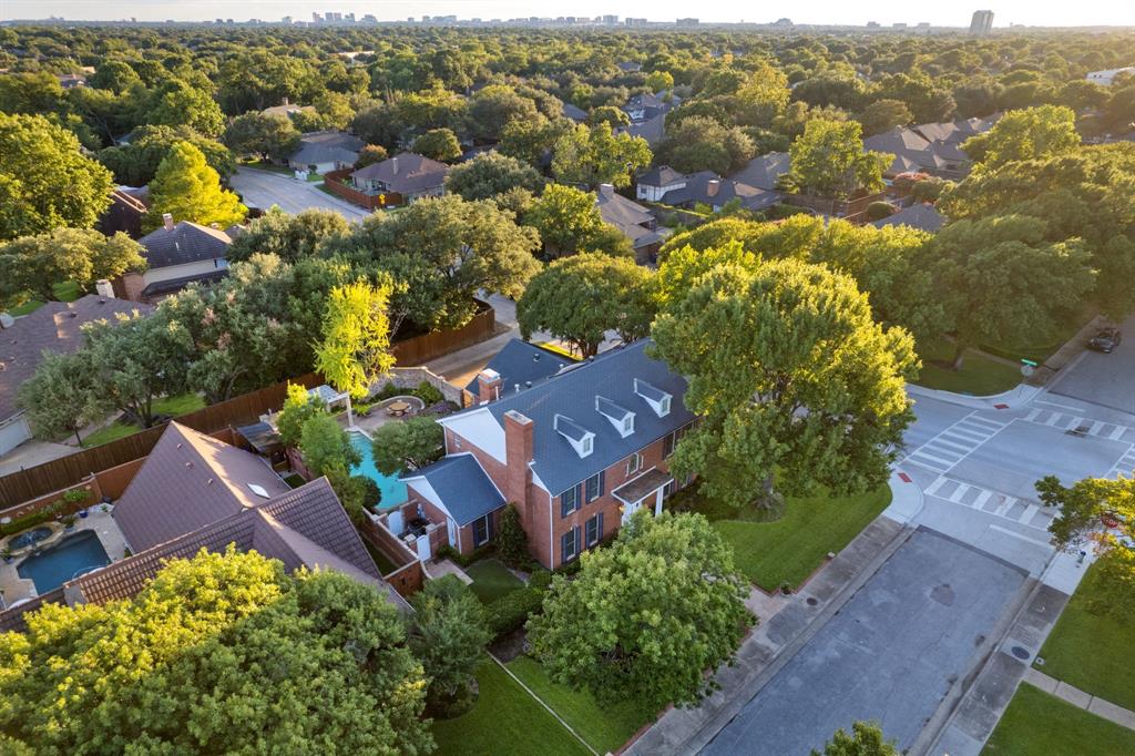 7104 Judi Court Dallas, TX 75252 - Photo 36 of 40 an aerial view of house with yard
