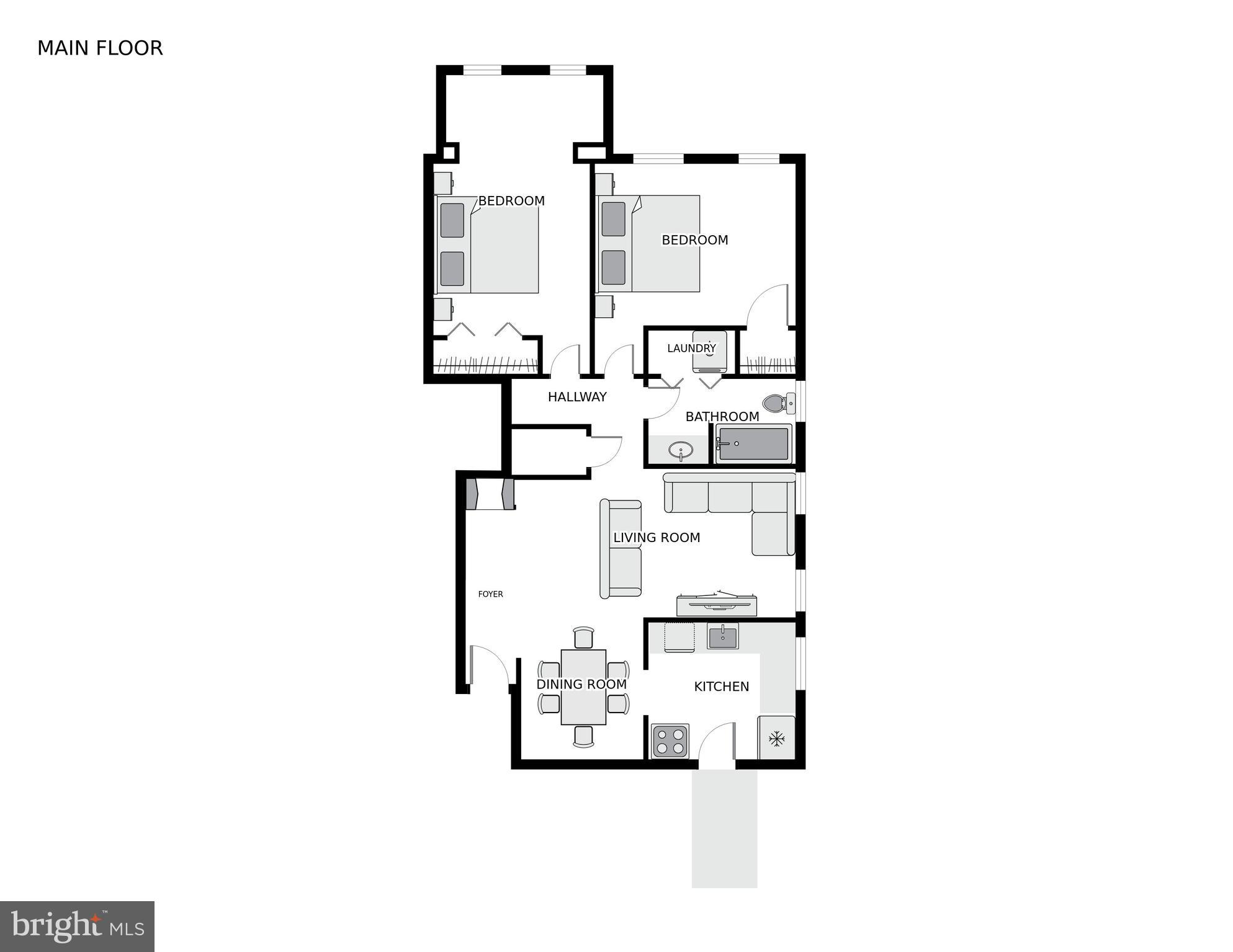 1824 S Street Northwest, Unit 403 Washington, DC 20009 - Photo 24 of 24 Floor Plan