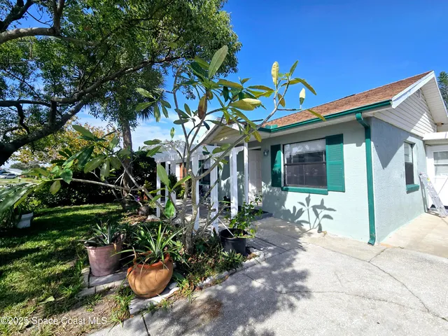 a house with a outdoor space