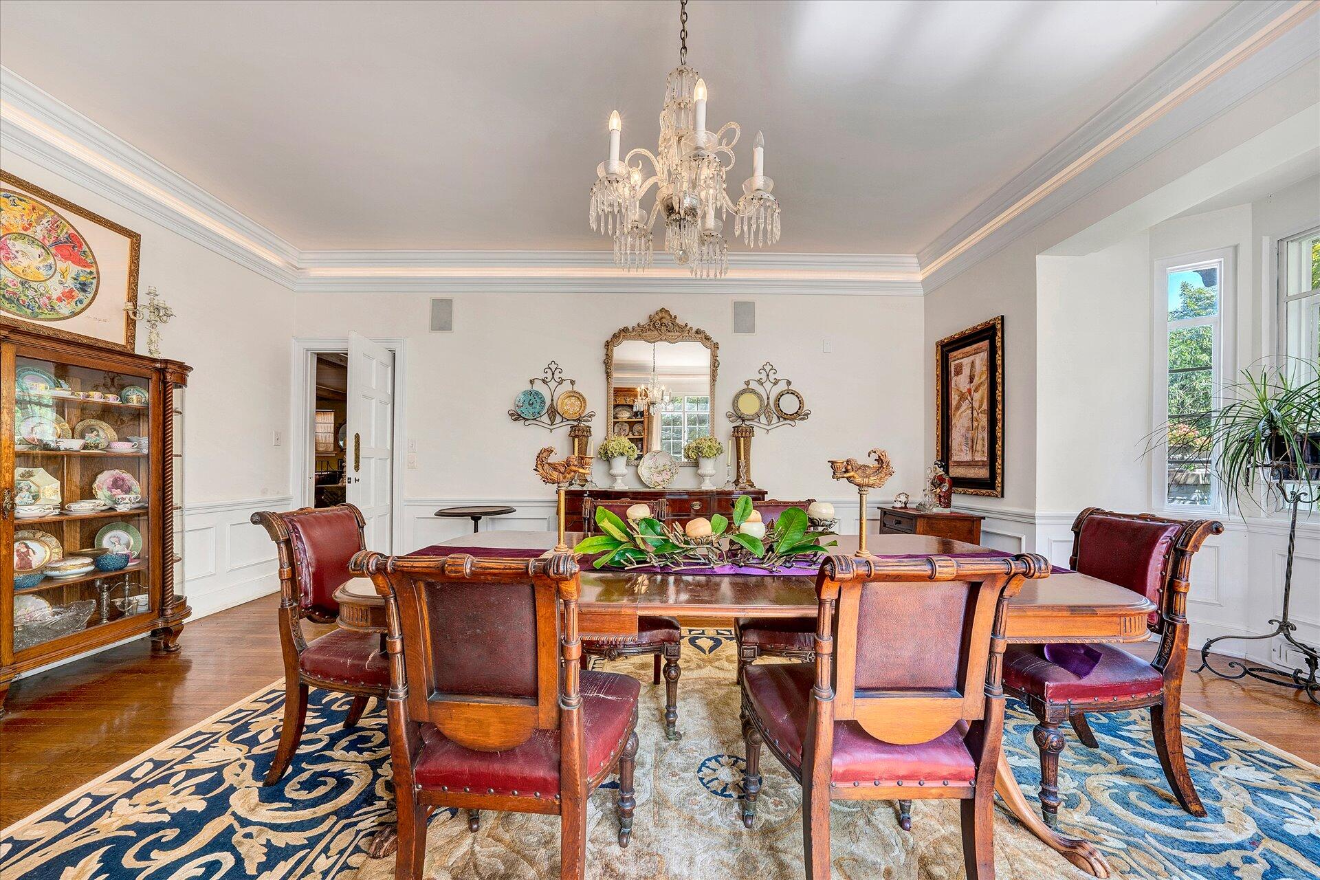 15 Cardinal Road Southeast Roanoke, VA 24014 - Photo 33 of 95 a view of a dining room with furniture wooden floor and chandelier