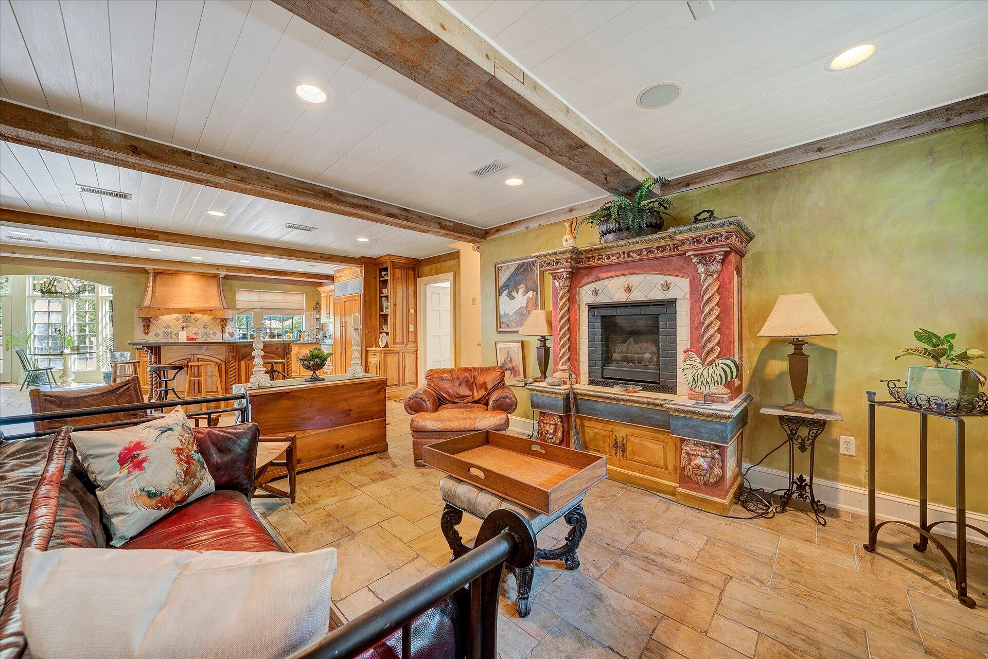 15 Cardinal Road Southeast Roanoke, VA 24014 - Photo 41 of 95 a living room with furniture and a fireplace