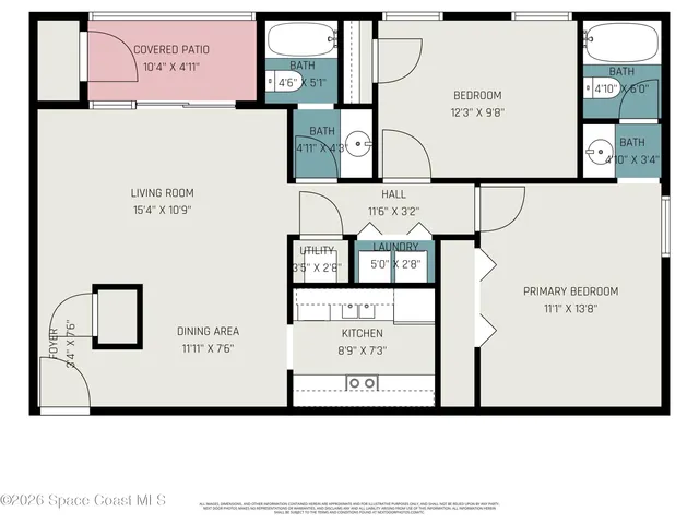 $141,000 | 3590 Sable Palm Lane, Unit B, Titusville, FL 32780