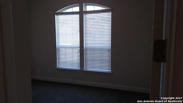 a view of a window in a room