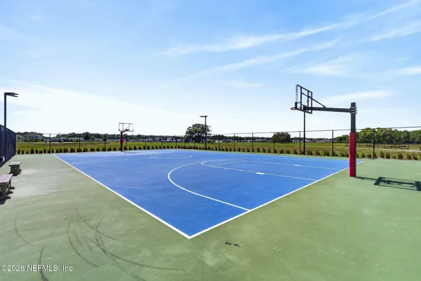 a view of a tennis court