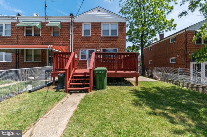 Huge Deck and Still Plenty of Yard