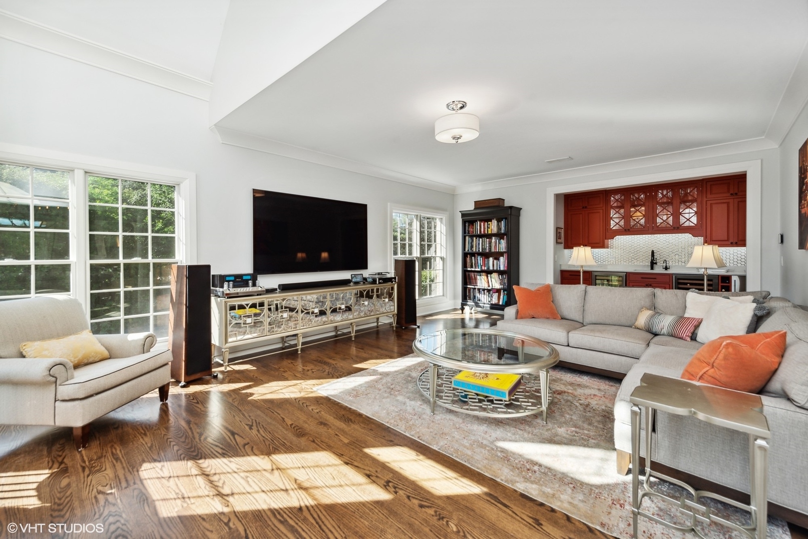 675 Old Barrington Road North Barrington, IL 60010 - Photo 14 of 73 a living room with furniture and a flat screen tv