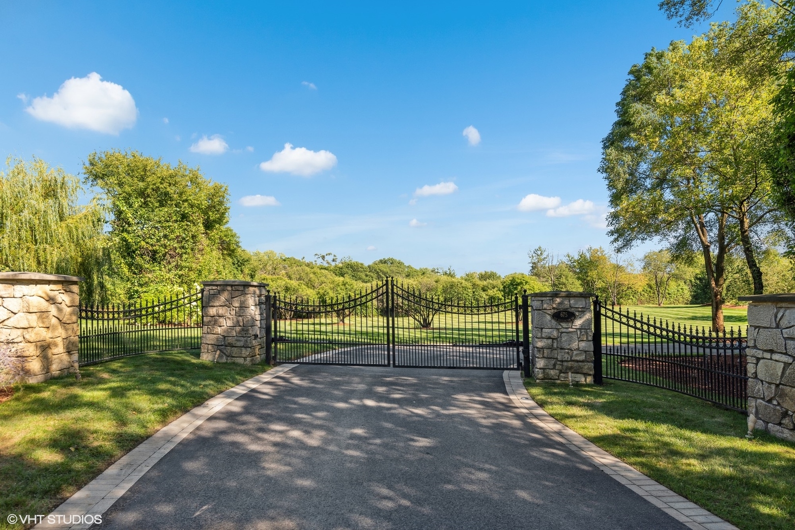 675 Old Barrington Road North Barrington, IL 60010 - Photo 4 of 73 a view of a park with iron fence