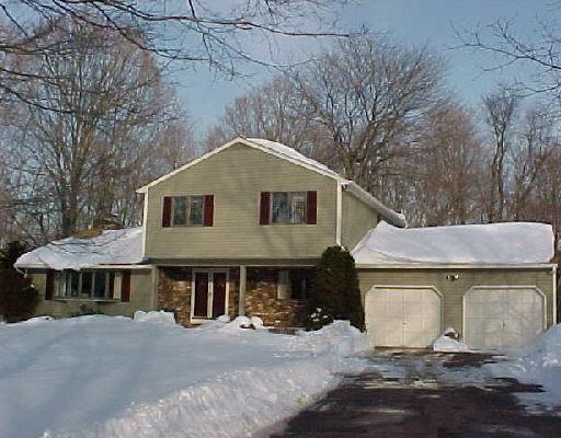 308 Teller Road Monroe, CT 06468 - Photo 1 of 1 a front view of a house with a yard