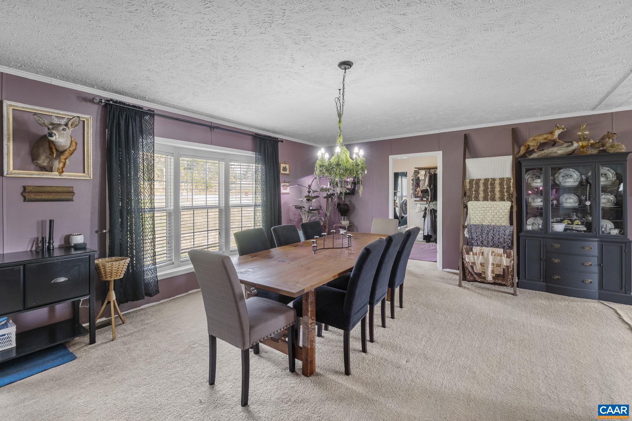 1173 Aylor Road Madison, VA 22727 - Photo 5 of 44 a view of a dining room with furniture window and outside view
