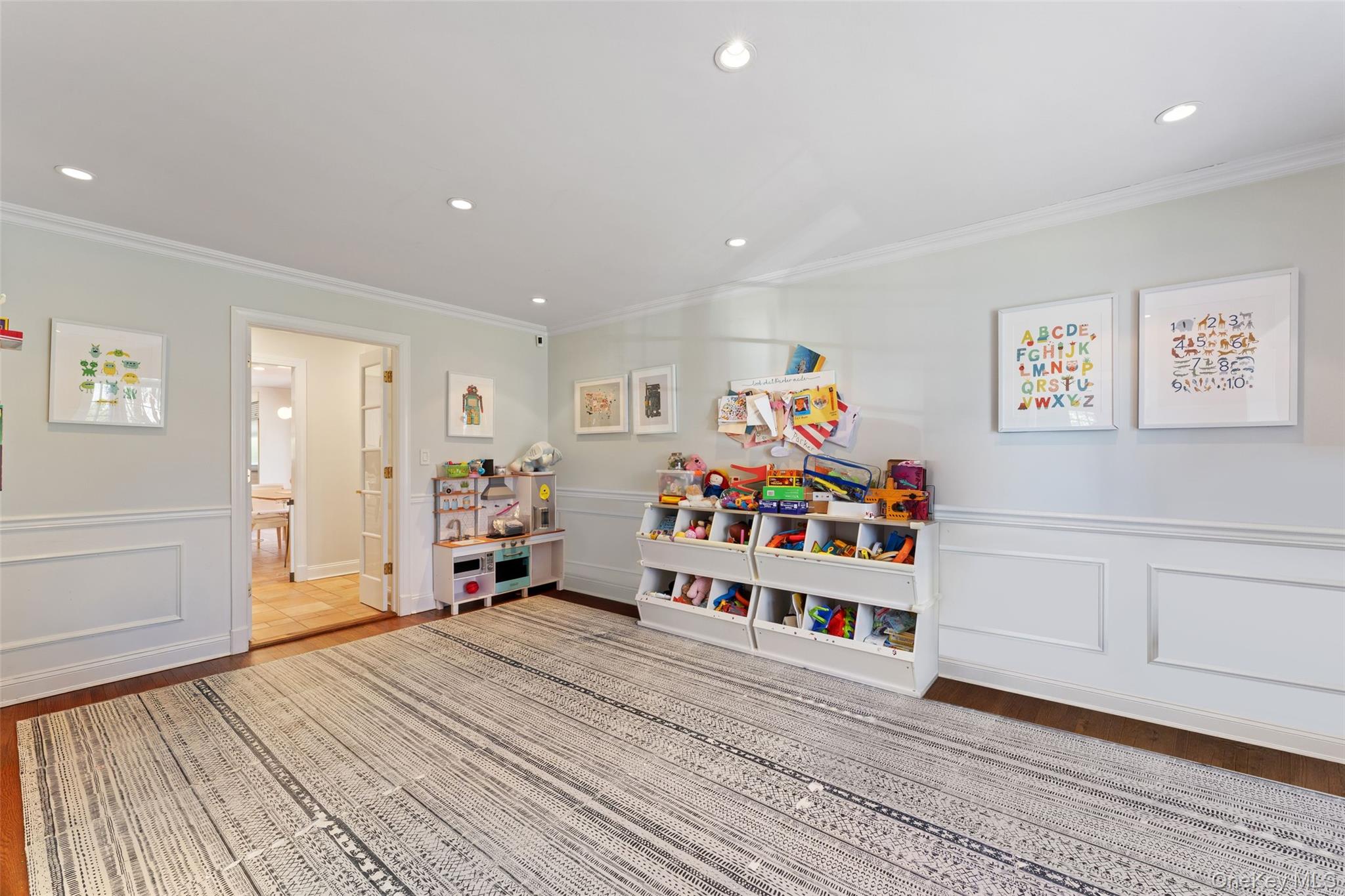 30 Corell Road Scarsdale, NY 10583 - Photo 13 of 32 Alternate view of spacious dining room (presently utilized as a playroom)