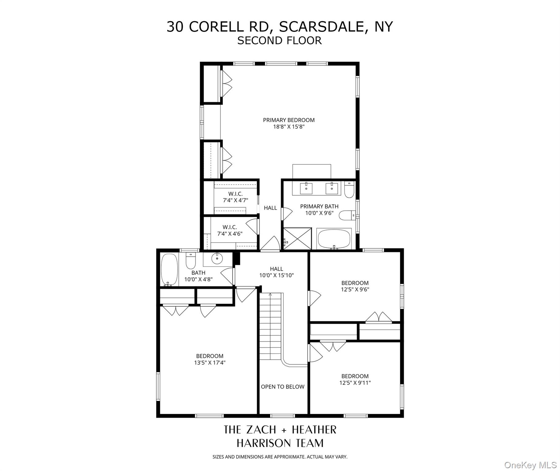 30 Corell Road Scarsdale, NY 10583 - Photo 31 of 32 Floor Plan - 2nd Floor
