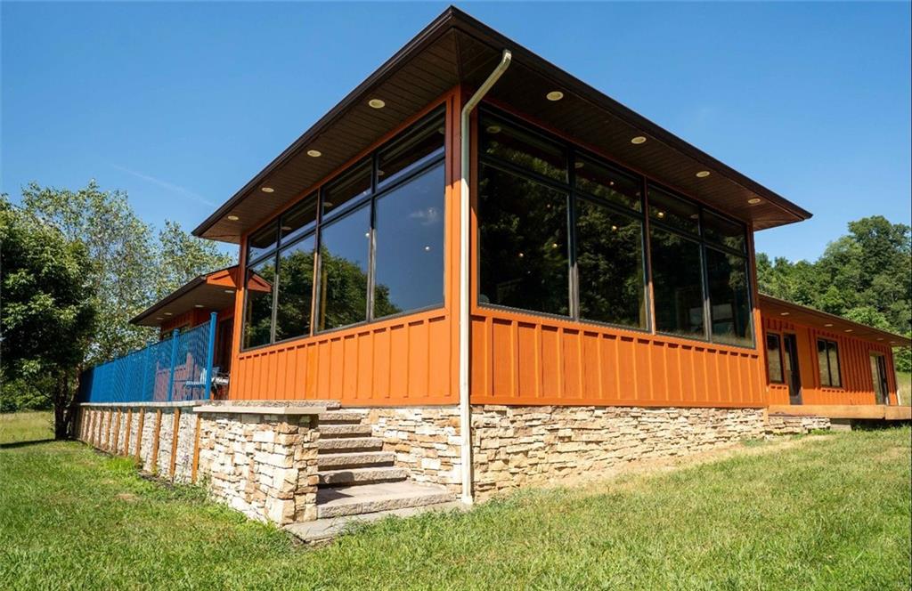 front view of house with a yard