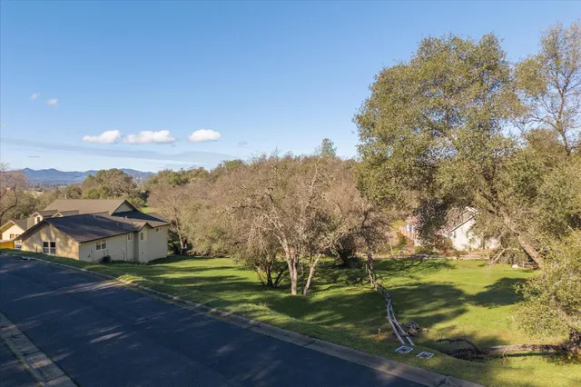 a view of a town with residential houses