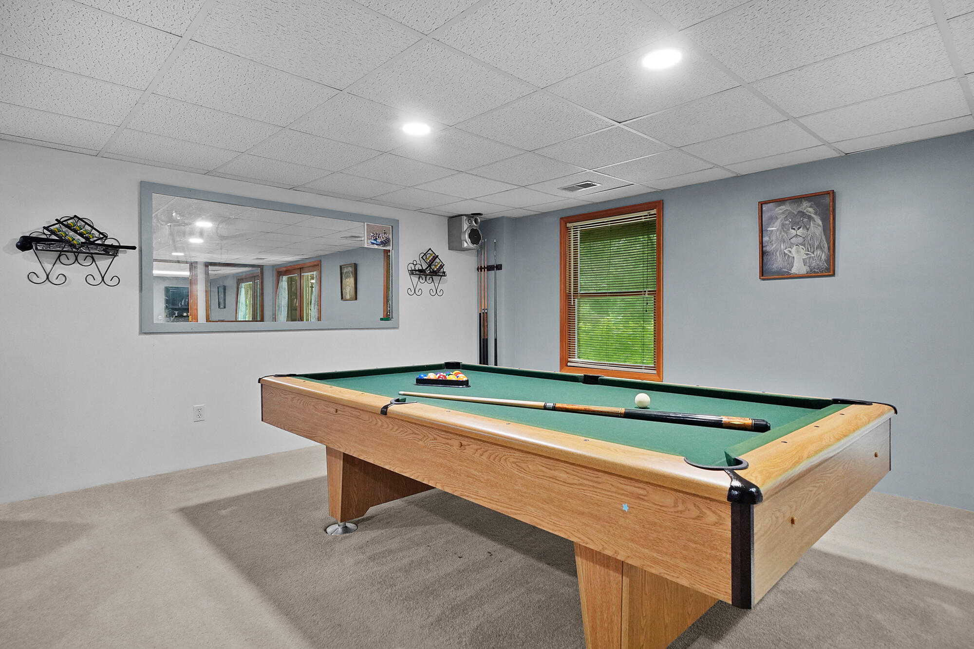 21537 Kendaville Road Pierson, MI 49339 - Photo 32 of 52 Walk Out Level Family Room