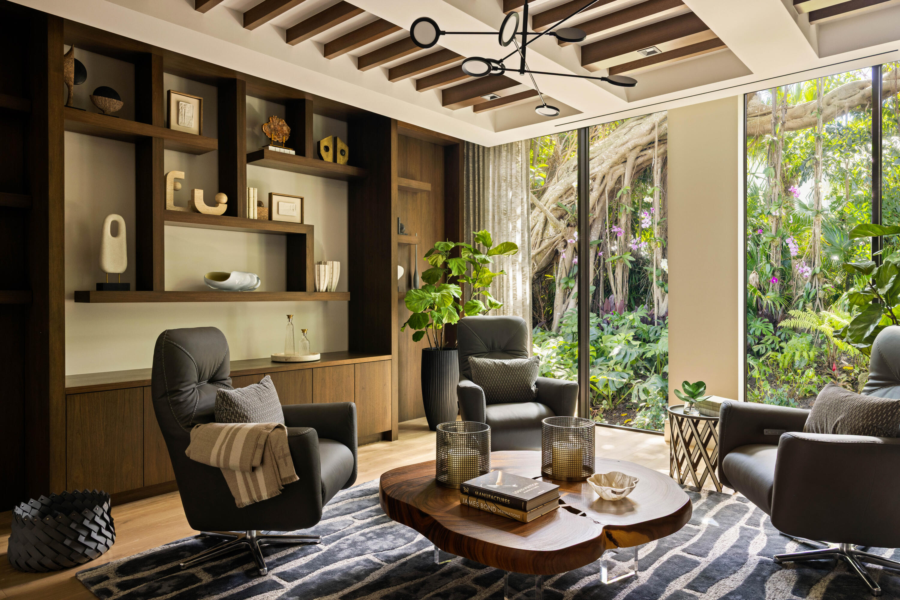 488 South Beach Road Jupiter Island, FL 33455 - Photo 22 of 54 a living room with furniture and a window