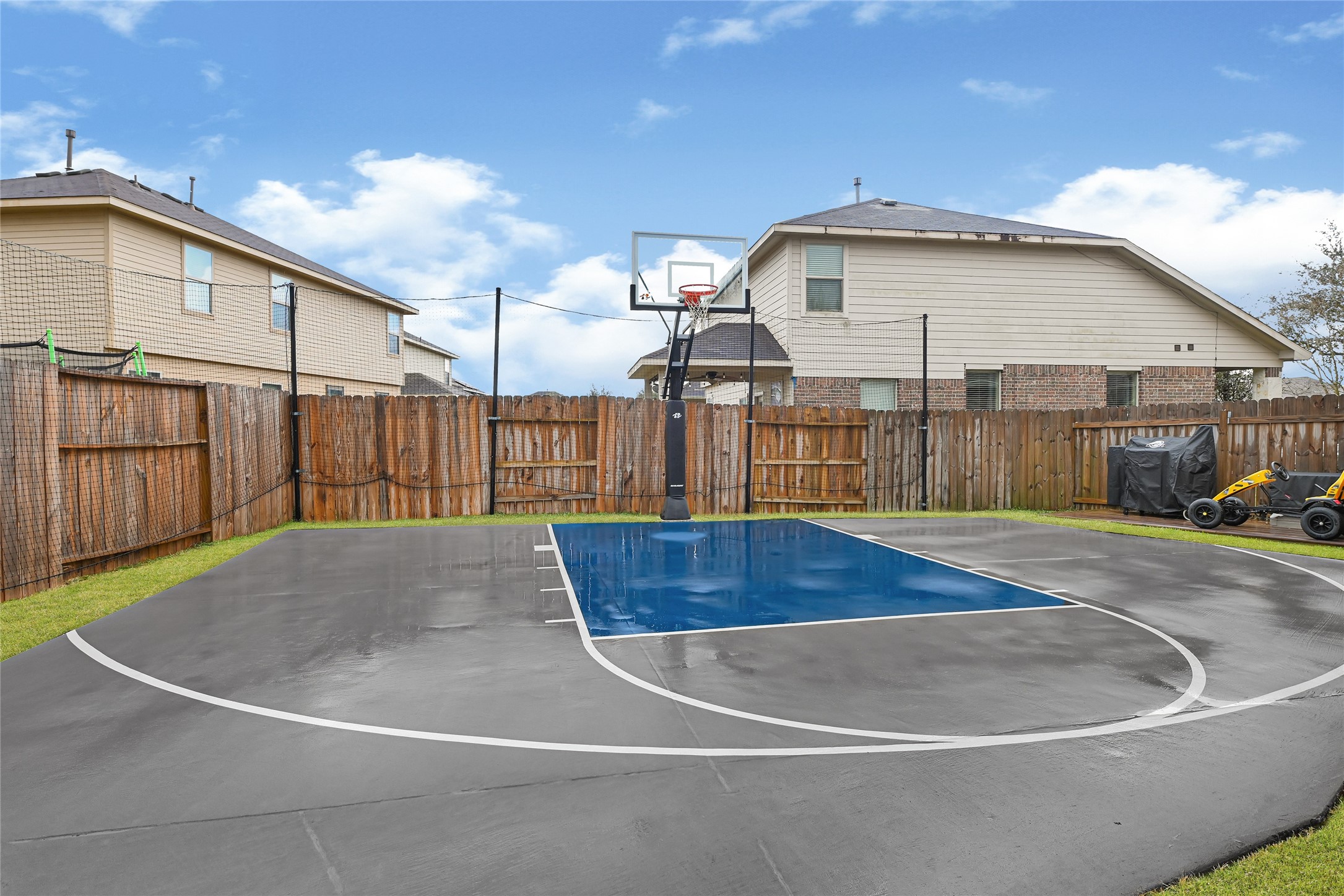 12 Blisten Spring Lane Manvel, TX 77578 - Photo 24 of 29 Private basketball court in the back, Great for sport and great for entertainment