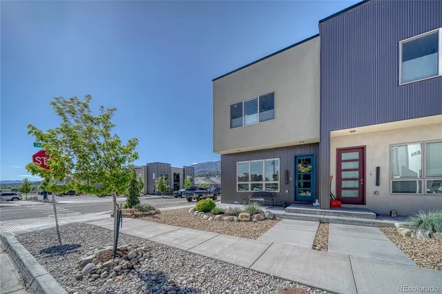 a view of a house with patio