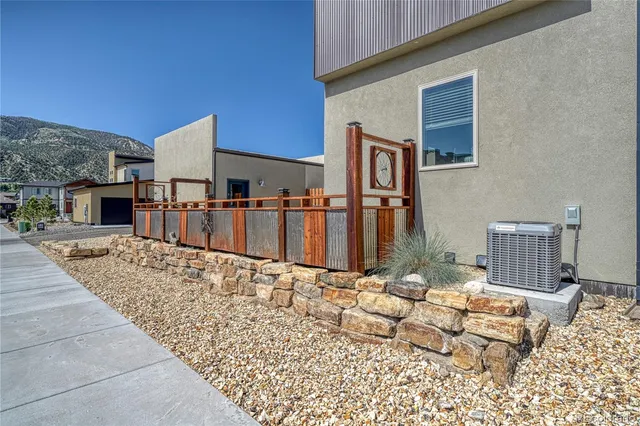a view of a house with wooden floor