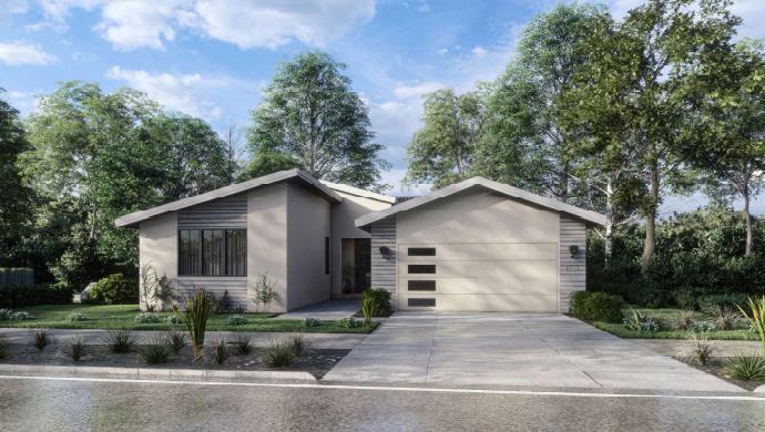 2953 Castleview Drive Turlock, CA 95382 - Photo 3 of 3 a white house with a small yard and large trees