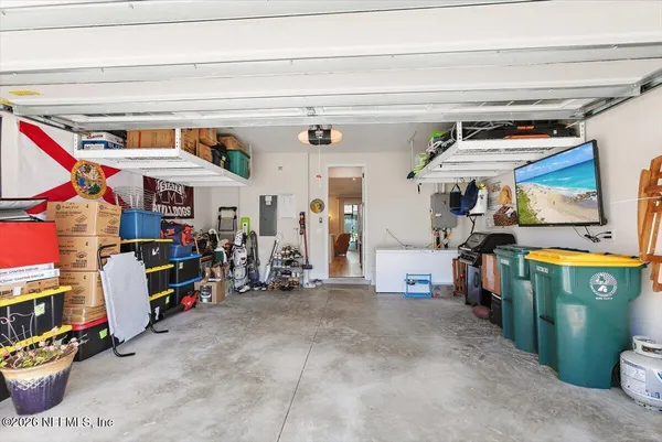 a view of storage and utility room