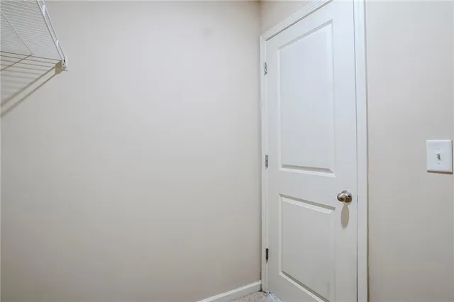 a view of a closet